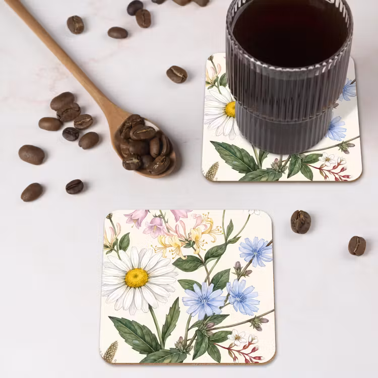 Untersetzer - Botanisch – Illustration – Farbenfroh — 4