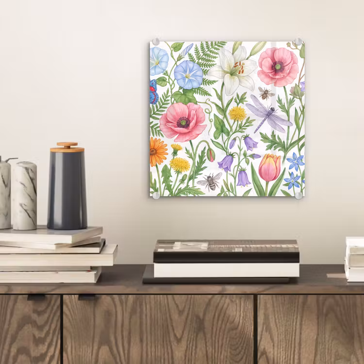 Glasbild - Blumen – Natur – Farbenfroh — 2
