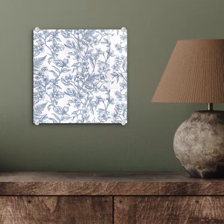 Glasbild - Pflanzen – Botanik – Vintage — 4