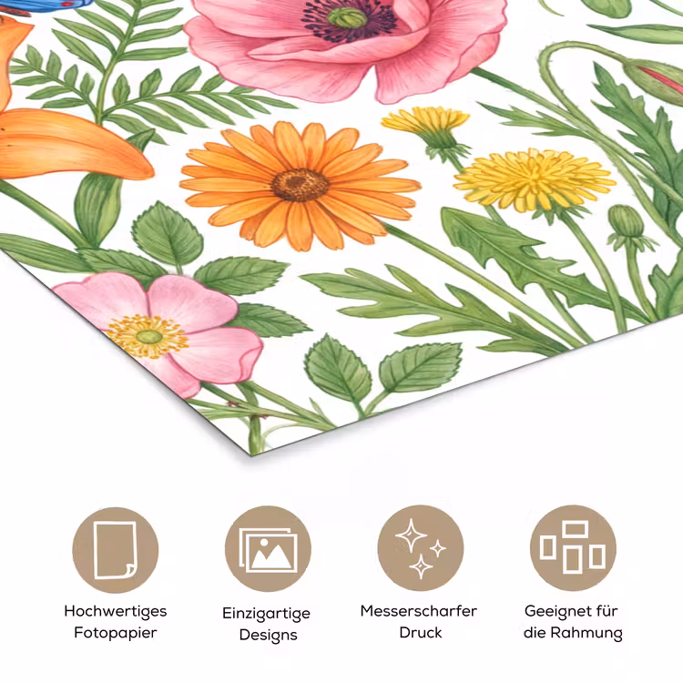 Poster - Blumen – Natur – Farbenfroh — 5