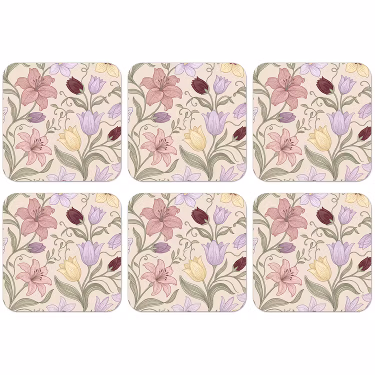Untersetzer - Blumen – Illustration – Botanik — 1