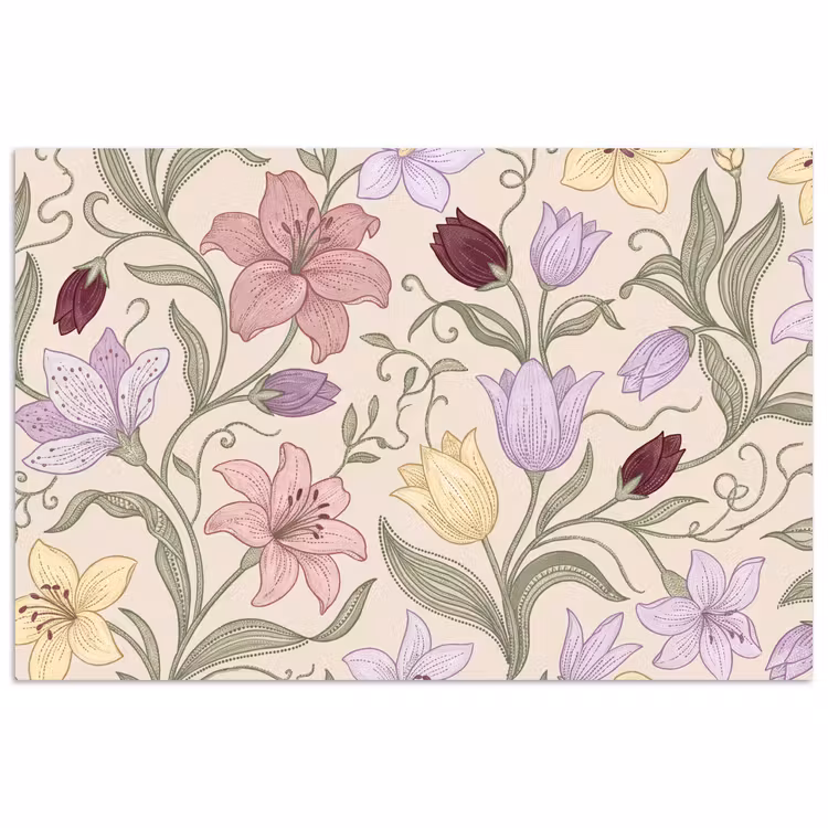 Poster - Blumen – Illustration – Botanik — 1