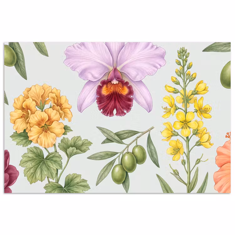 Poster - Blumen – Pflanzen – Natur — 1