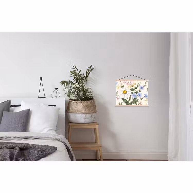 Stoffbild - Botanisch – Illustration – Farbenfroh — 3