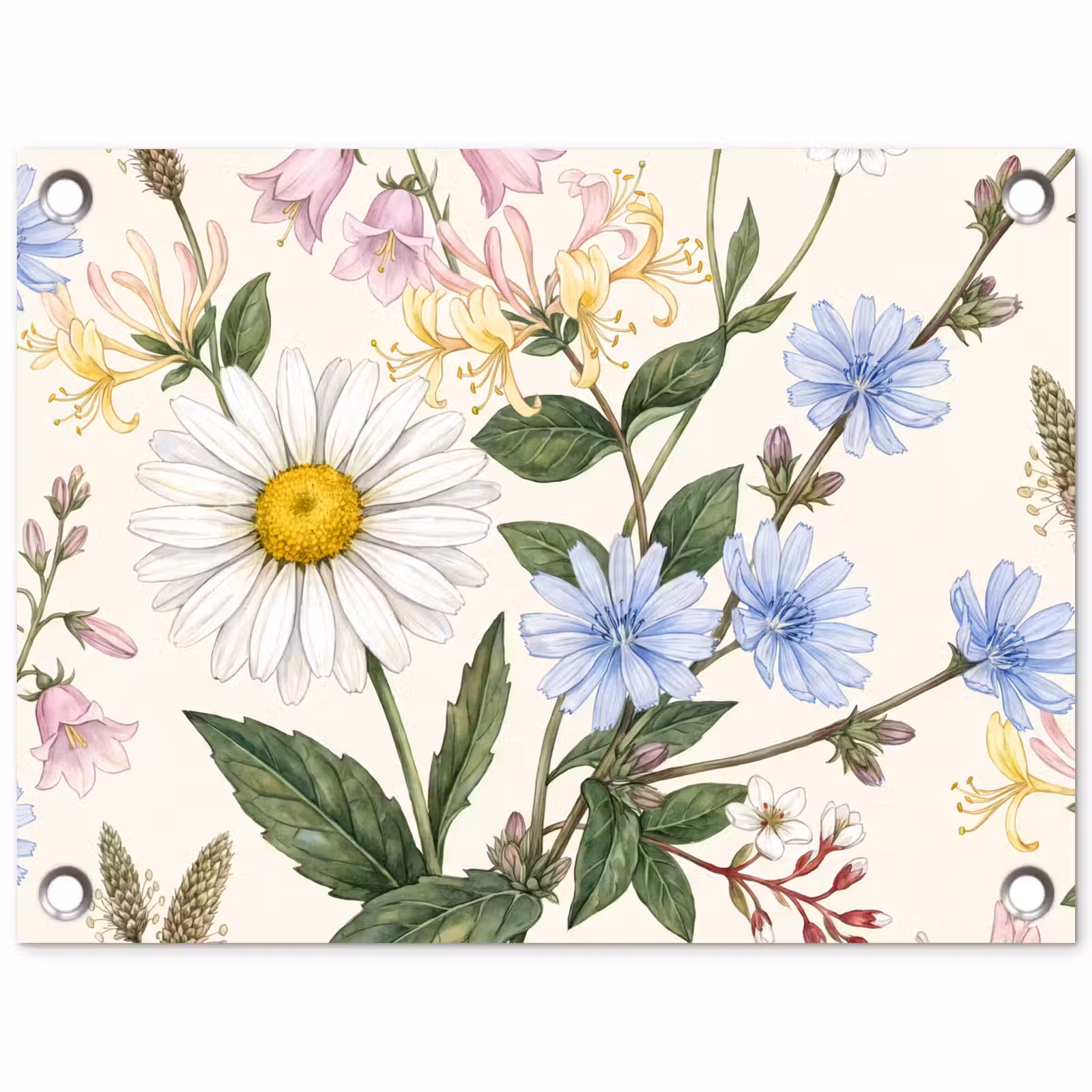 Gartenposter - Botanisch – Illustration – Farbenfroh — 1