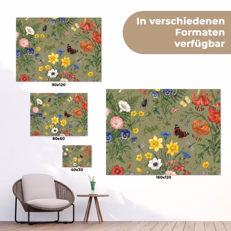 Gartenposter - Blumen – Insekten – Natur — 6