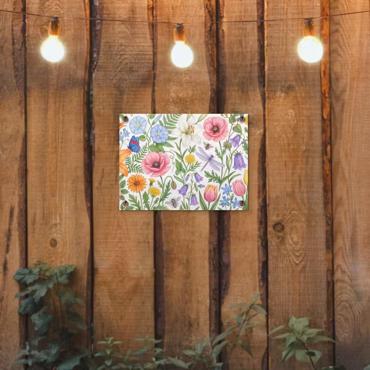 Gartenposter - Blumen – Natur – Farbenfroh — 2