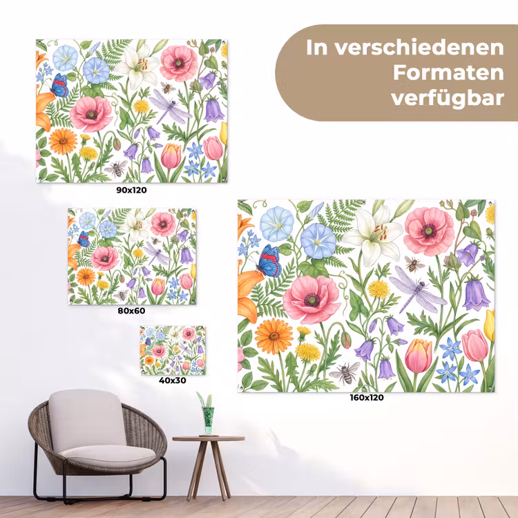 Gartenposter - Blumen – Natur – Farbenfroh — 6
