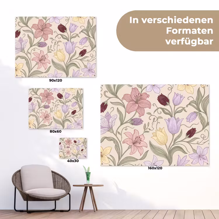Gartenposter - Blumen – Illustration – Botanik — 6