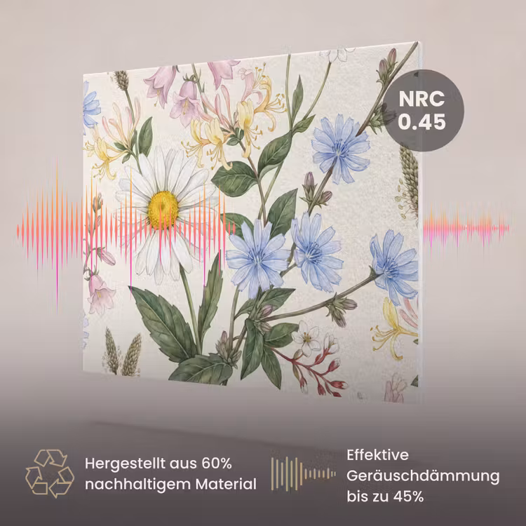 Akustikbild - Botanisch – Illustration – Farbenfroh — 3