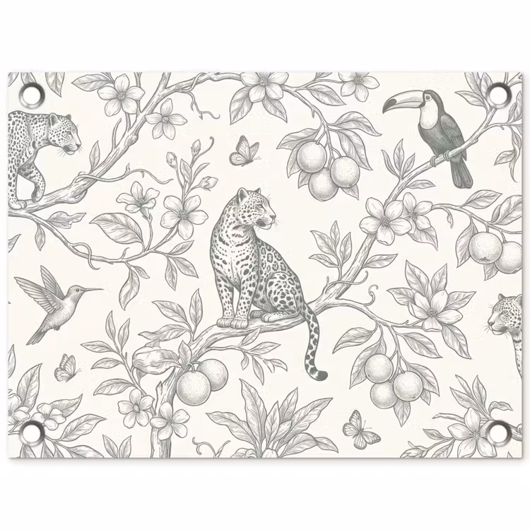 Gartenposter - Vogel – Natur – Illustration — 1