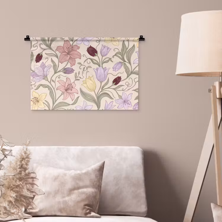 Wandteppich - Blumen – Illustration – Botanik — 2
