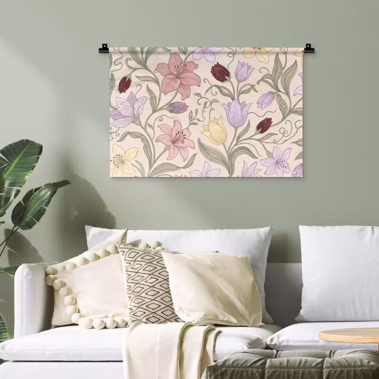 Wandteppich - Blumen – Illustration – Botanik — 4