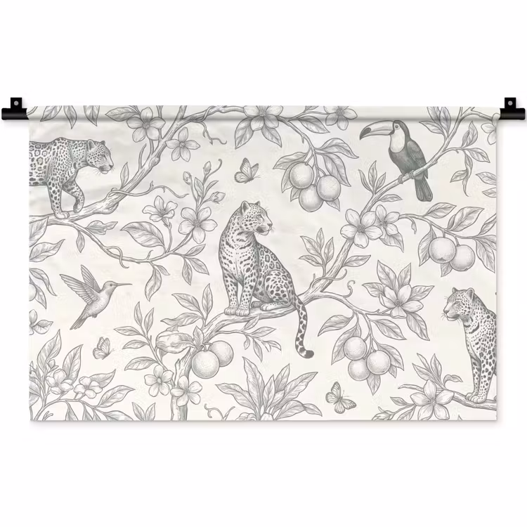 Wandteppich - Vogel – Natur – Illustration — 1