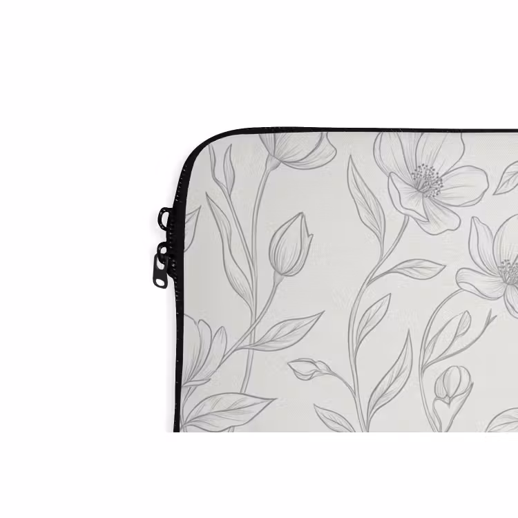 Laptop hülle - Blumen – Linien – Muster — 5