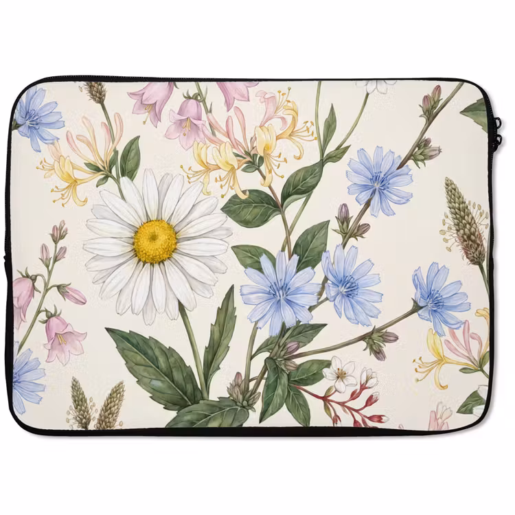 Laptop hülle - Botanisch – Illustration – Farbenfroh — 1