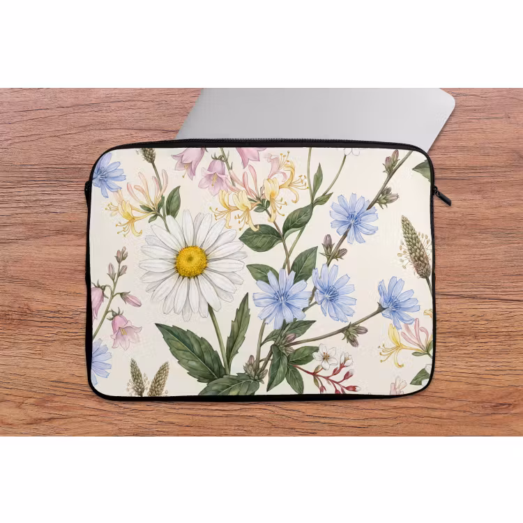 Laptop hülle - Botanisch – Illustration – Farbenfroh — 2