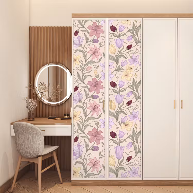 Türtapete - Blumen – Illustration – Botanik — 4