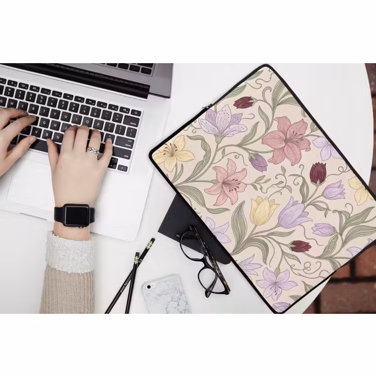Laptop hülle - Blumen – Illustration – Botanik — 3