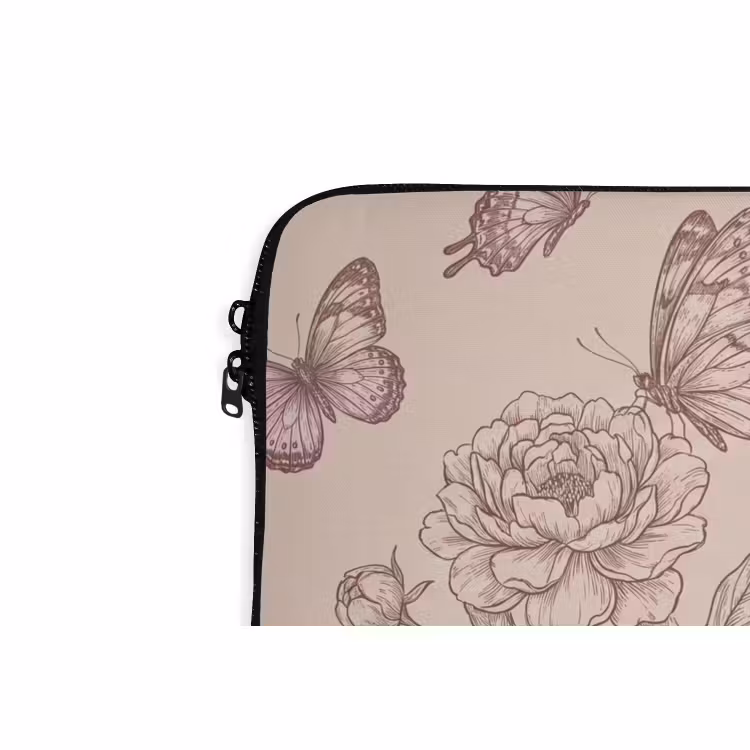 Laptop hülle - Schmetterling – Blumen – Muster — 5