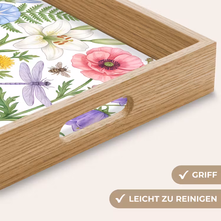 Tablett - Blumen – Natur – Farbenfroh — 5