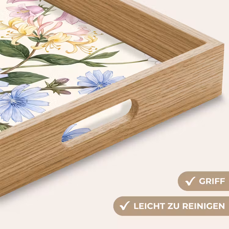 Tablett - Botanisch – Illustration – Farbenfroh — 5