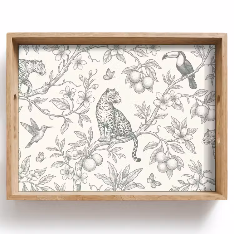 Tablett - Vogel – Natur – Illustration — 1