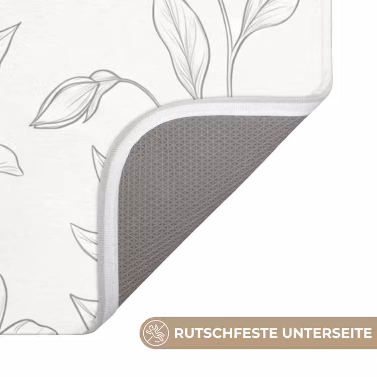 WC Vorleger - Blumen – Linien – Muster — 3