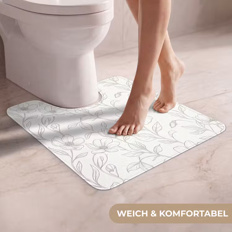 WC Vorleger - Blumen – Linien – Muster — 5