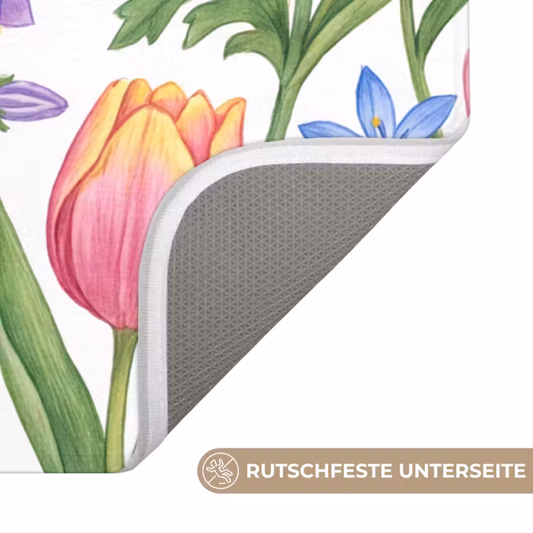 WC Vorleger - Blumen – Natur – Farbenfroh — 3