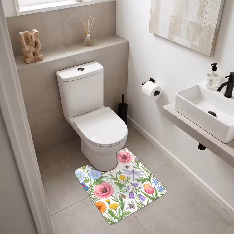 WC Vorleger - Blumen – Natur – Farbenfroh — 6