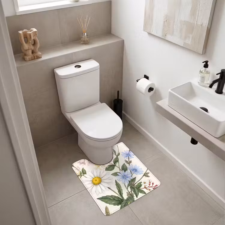 WC Vorleger - Botanisch – Illustration – Farbenfroh — 6