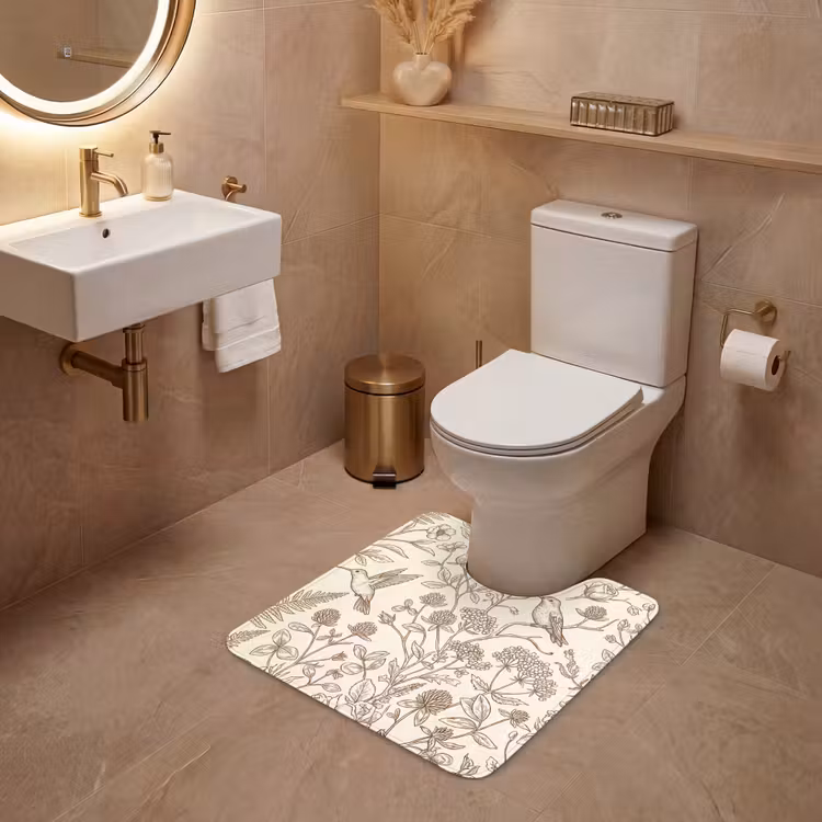 WC Vorleger - Natur – Vögel – Zeichnung — 4