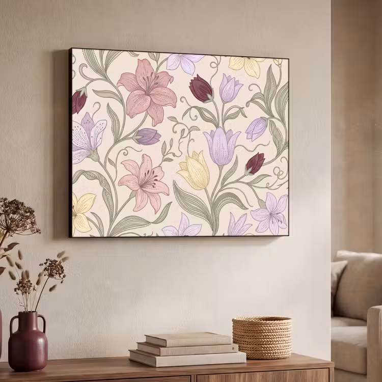 Art Frame - Blumen – Illustration – Botanik — 3