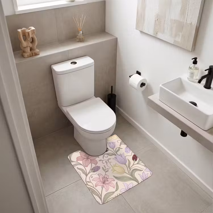 WC Vorleger - Blumen – Illustration – Botanik — 6