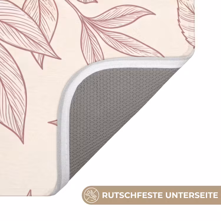 WC Vorleger - Blumen – Strichzeichnung – Botanisch — 3
