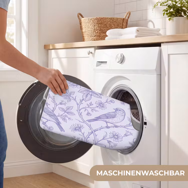 WC Vorleger - Blumen – Vogel – Zeichnung — 7