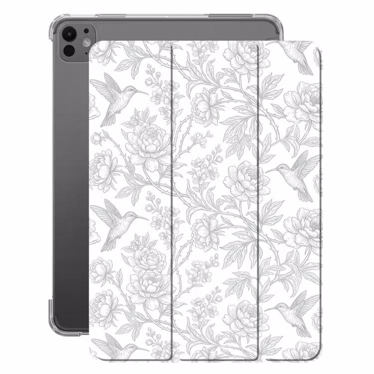 iPad-Hülle - Vogel – Blumen – Natur — 1