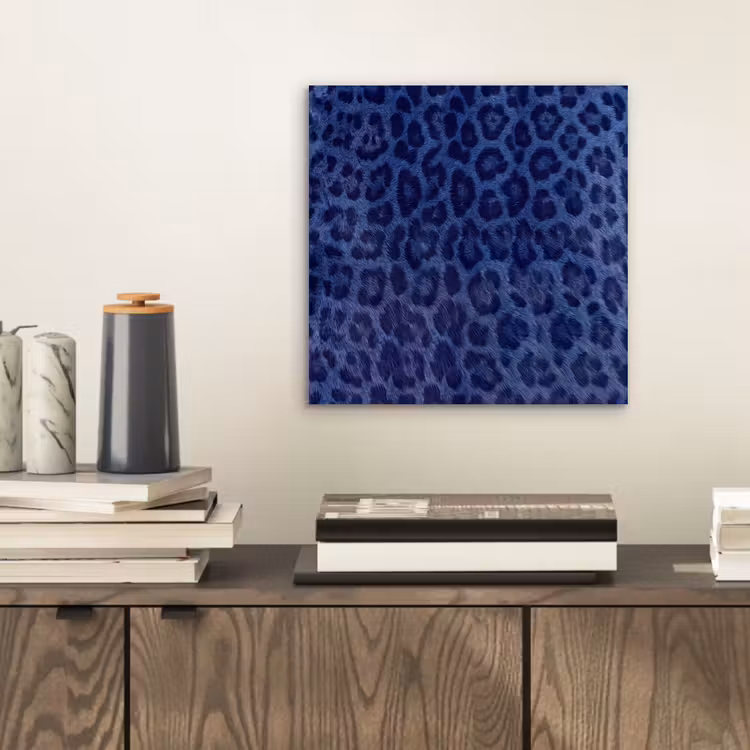 Alu-Dibond-Bild - Muster – Blau – Abstrakt — 2