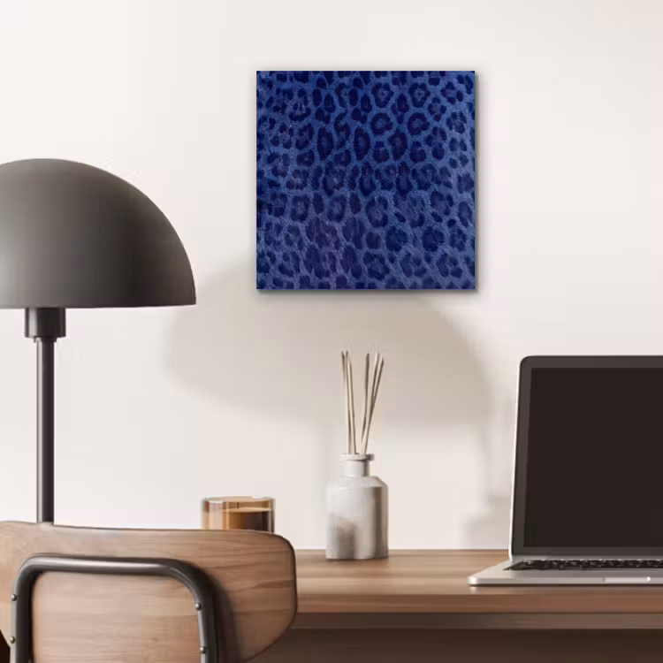 Alu-Dibond-Bild - Muster – Blau – Abstrakt — 6