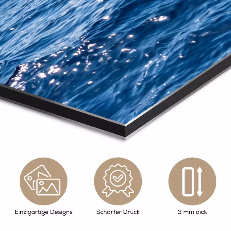 Alu-Dibond-Bild - Wasser – Oberfläche – Natur — 7