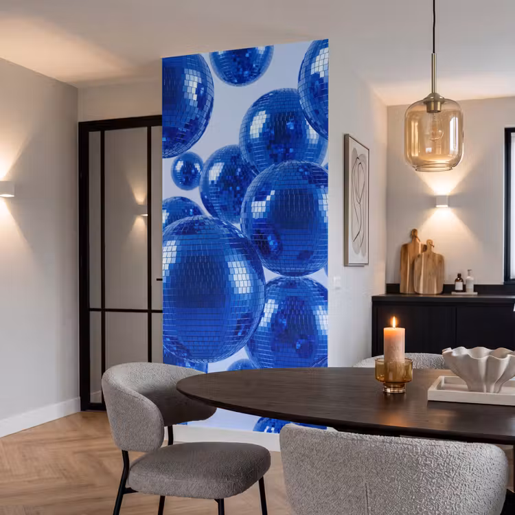 Tapete - Blaue Discokugel — 5