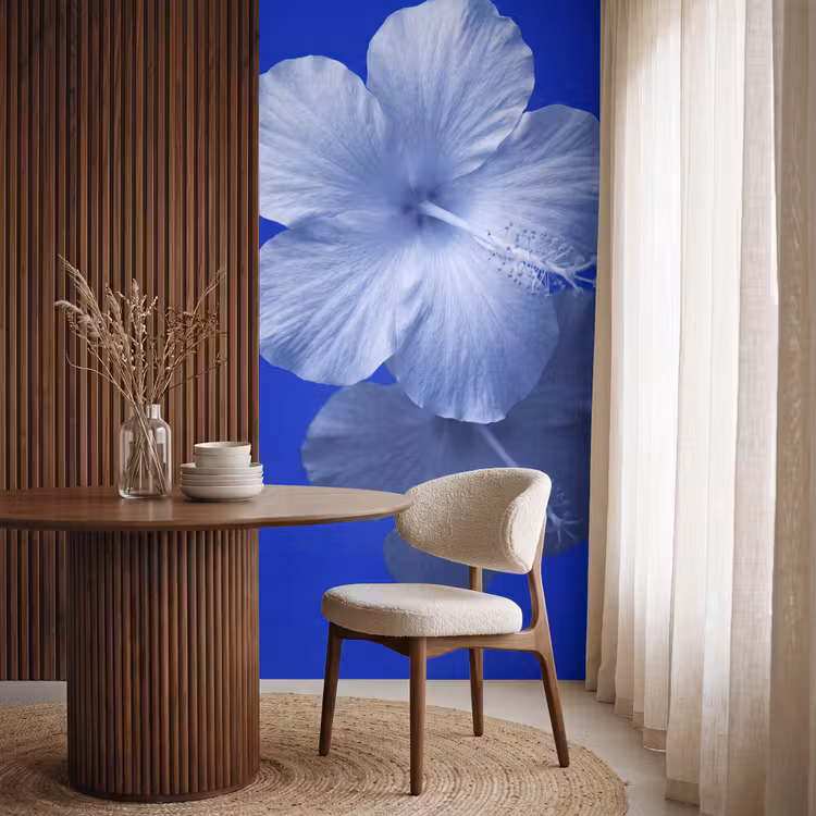 Tapete - Blumen – Blau – Natur — 4