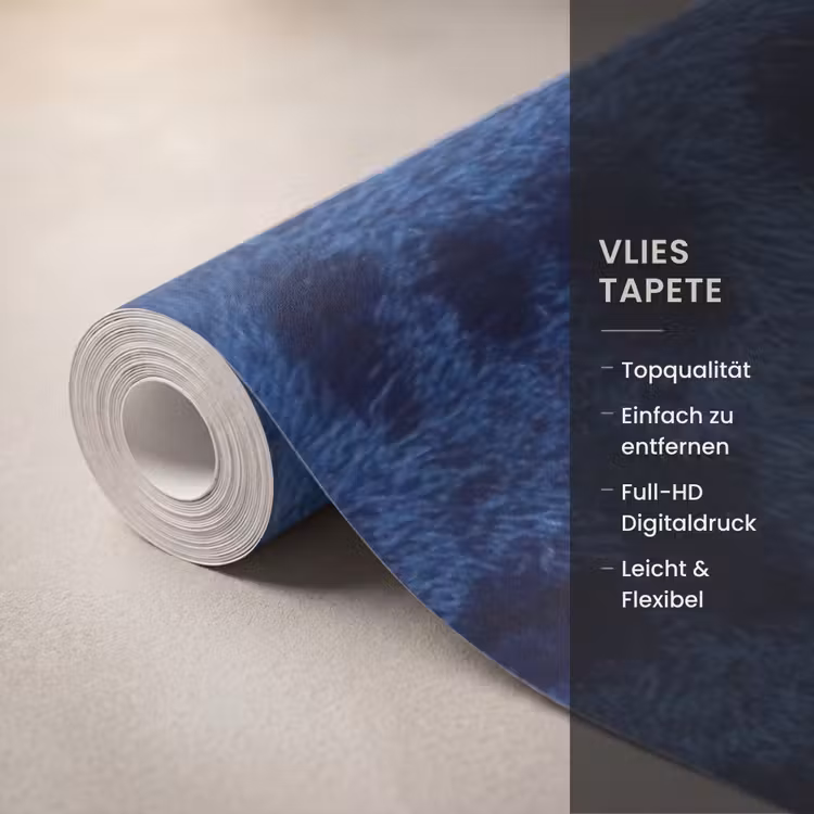 Tapete - Muster – Blau – Abstrakt — 3