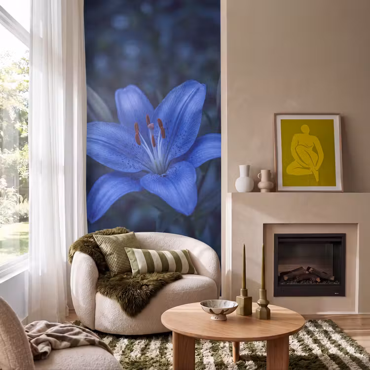 Tapete - Blaue Blume – Natur — 1