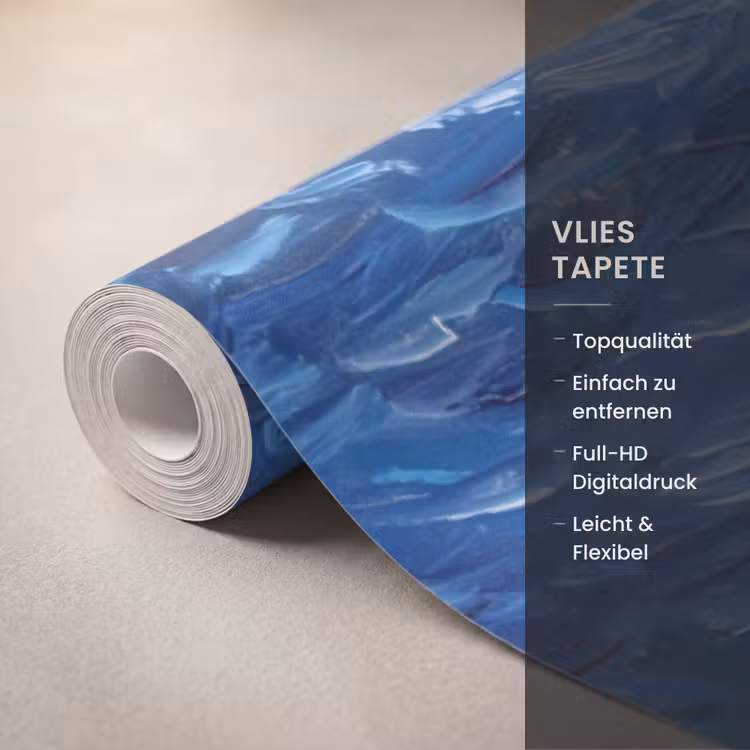 Tapete - Blumen – Wasser – Blau — 3