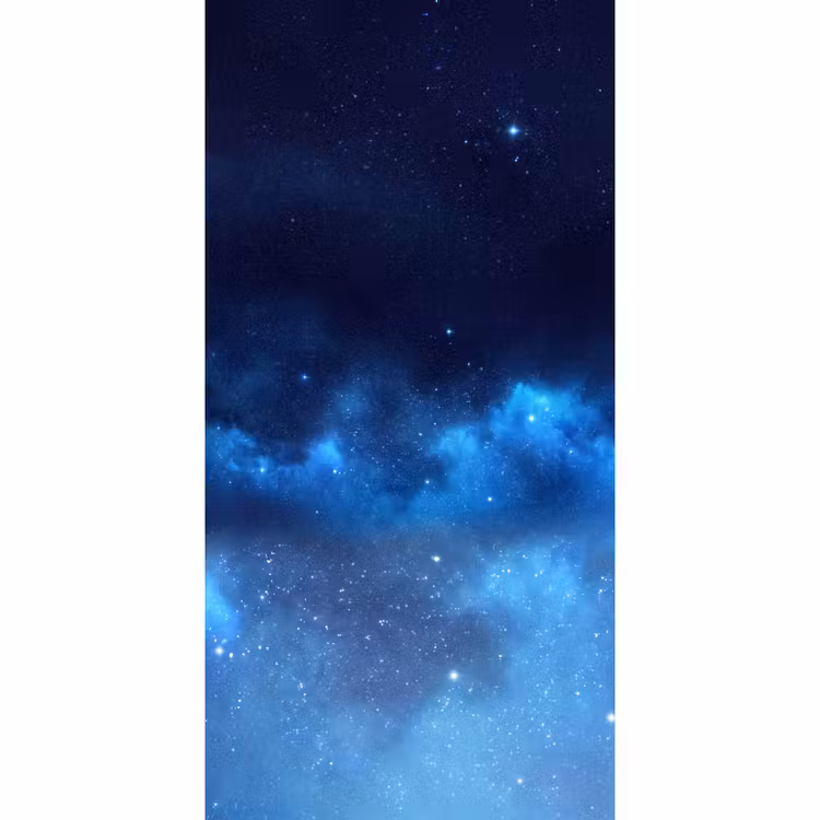 Tapete - Sternenhimmel – Nebel – Blau — 2