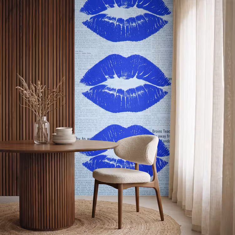 Tapete - Zeitung „Blaue Lippen“ — 4