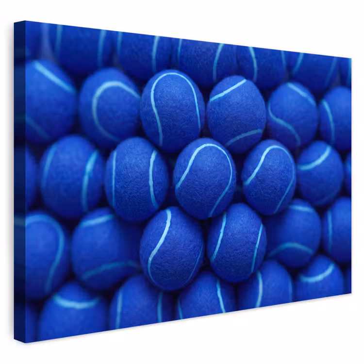 Outdoor Leinwand - Tennisball – Blau – Sport — 1
