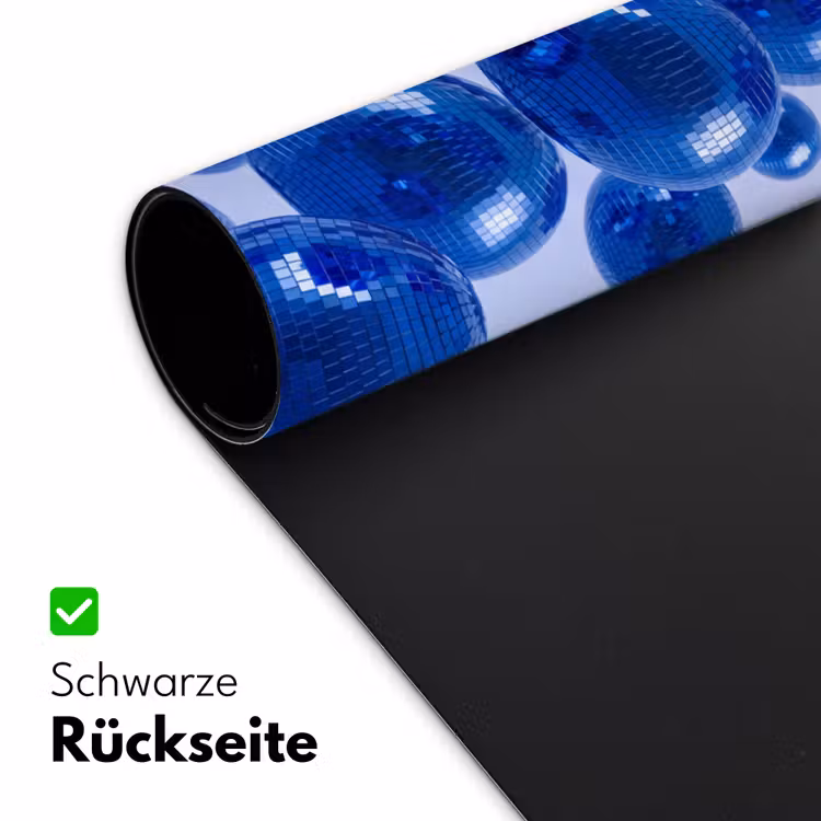 Schreibtischunterlage - Blaue Discokugel — 2